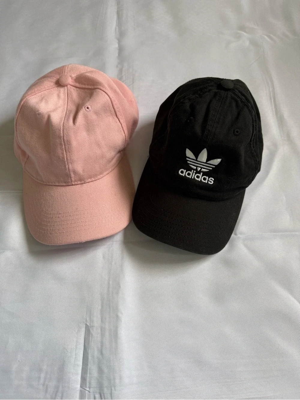 Adidas Originals Trefoil Baseball Hat Black White Logo Dad Cap